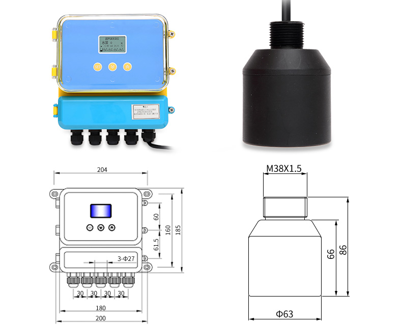 超声波液位计型号—美控
